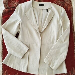 Theory Women's Light Stone Color Blazer